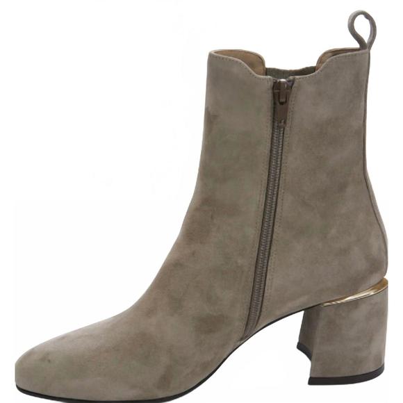 NEW VANELI women's ilias block heel bootie in taupe - Picture 6 of 6